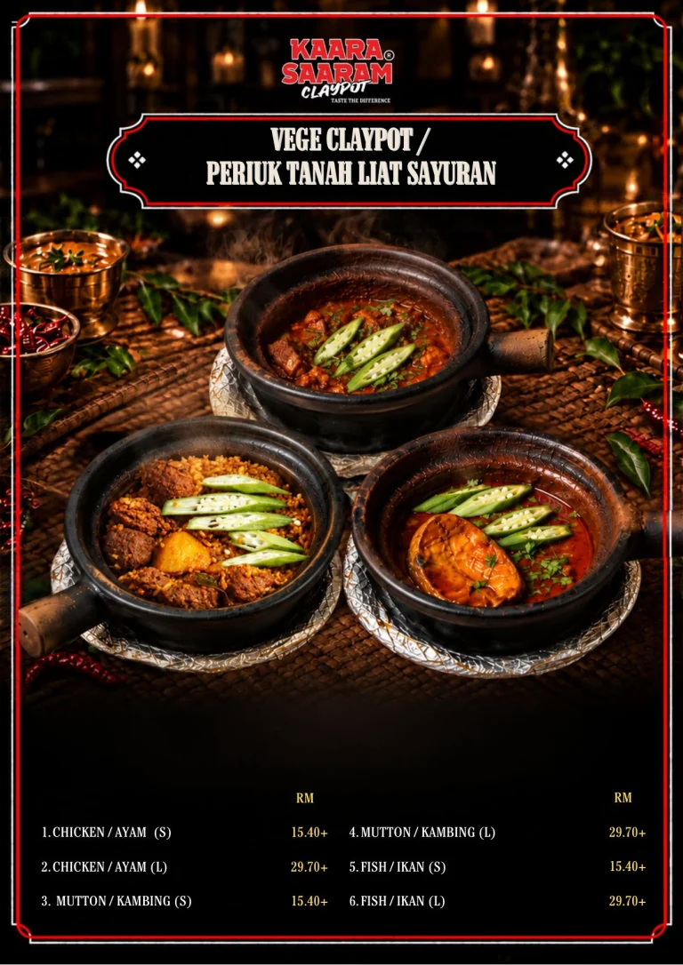 Kaara Saaram Claypot menu, page 10